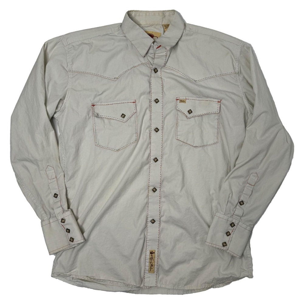 Vintage Western Larry Mahan Long Sleeve Pearl Snap- Men’s Size XL